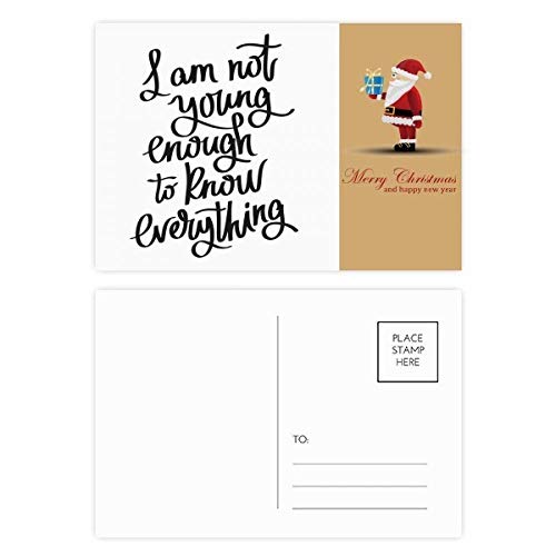 Cartes postales Père Noël lot de 20 pour vœux originaux sans clichés