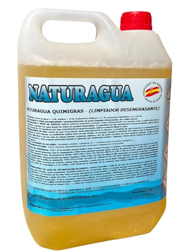 Limpiador Desengrasante para Línea de Flotación Piscinas – Formato 5L | Elimina Grasas, Cremas y Aceites Corporales | No Espumante | Uso Directo sin Diluir | Apto para Gresite, Liner y Poliéster