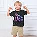 Lovekider Boys Shirts T-Rex Truck Shirts Dinosaur Graphic Summer Cotton Short Sleeve T-Shirts Size 6
