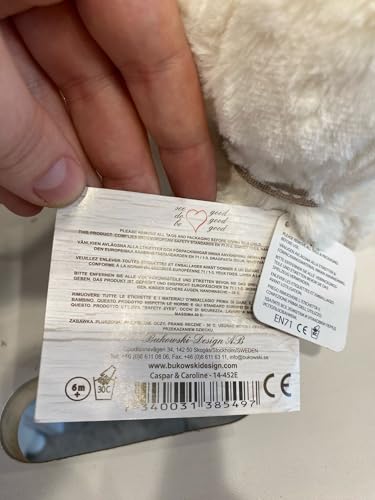 Ours en peluche blancs Caspar Bukowski cadeau de naissance idéal