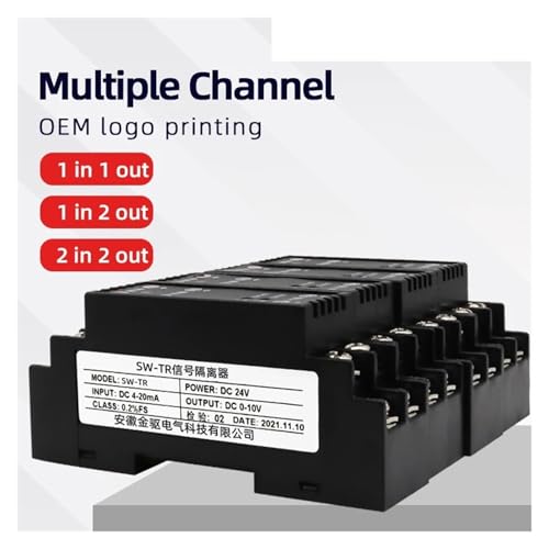 Convertisseur isolateur contre les interférences électriques de signal DC 0-75mV