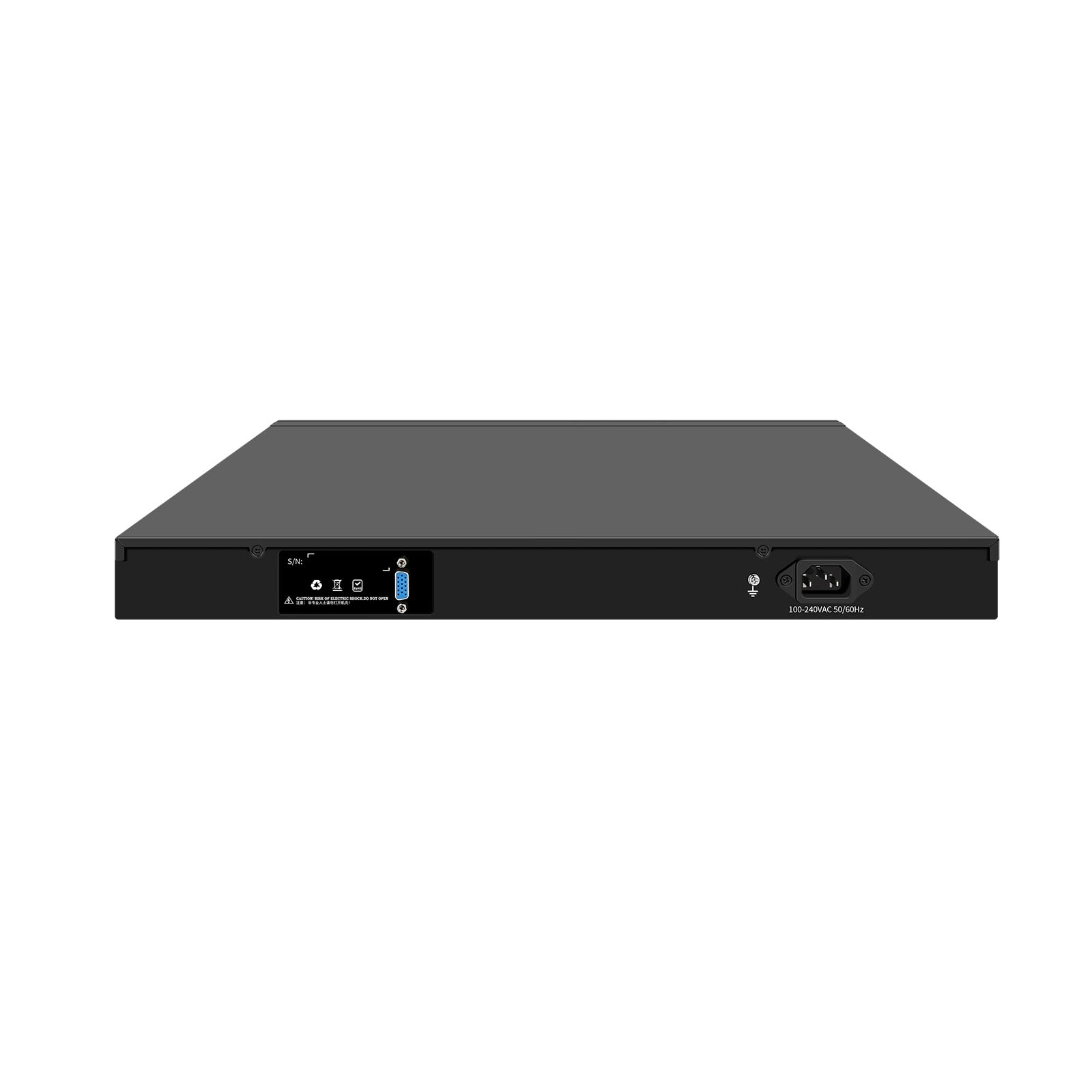 1U 19 Inch Rack Mount Firewall Appliance, PFSense, OPNsense, VPN, Network Router PC, N95 N97, RJ53, 4 x 1GbE I210 LAN, Console, HDMI, TPM2.0, 16G RAM, 256G SSD