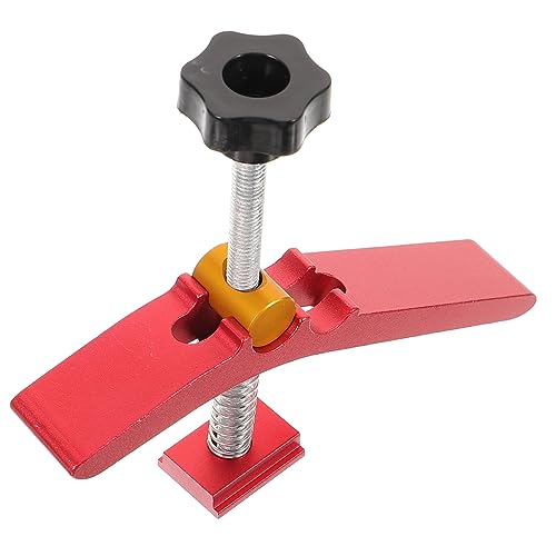 Mikikit Router Clamp Woodworking Hold down Clamp Sliding Groove Adjusts for Various Wood Sizes