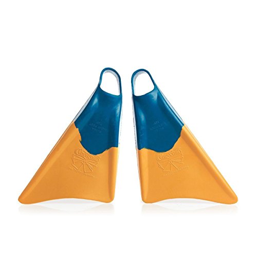 Churchill Makapuu Fins (Blue/Yellow - ML)