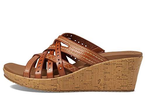 Skechers Skechers Women's Beverlee HOT Spring, Luggage Duraleather, 3 UK