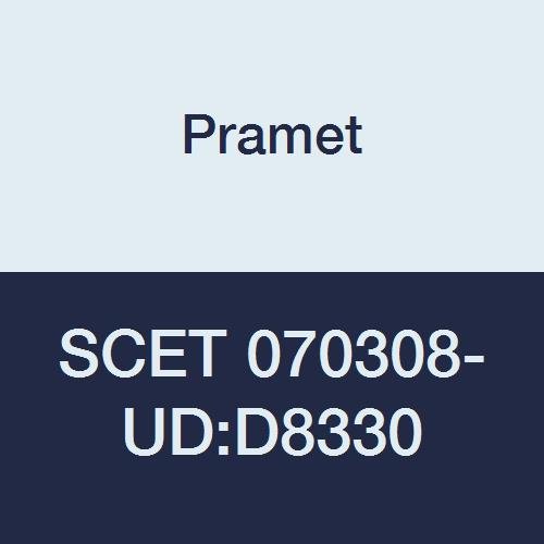 SCET 070308-UD:D8330 Carbide Indexable Drilling Peripheral Insert, 1" Corner Radius, Drill Diameter Range 0.906" - 1.062" (23 mm - 27 mm) PVD, 90 Degree Square, Gold (Pack of 10)