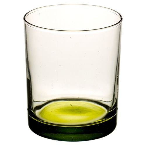 URBN-CHEF 6x Short Drinking Glass With Blue Base