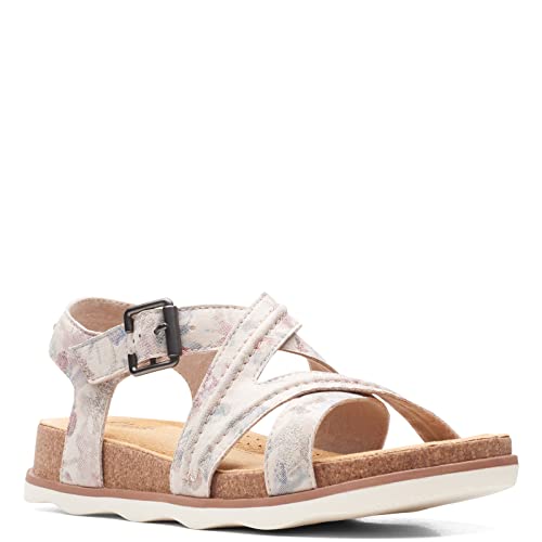 Clarks Brynn Ave, Sandalias Planas Mujer, Interés de Arena, 43 EU