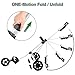 OSKOPWRC 3-Wheel Golf Push Cart, Folding Golf Bag Trolley with Brake, Beverage Holder, Scorecard Holder, Golf Scorer, and Ball Mount White