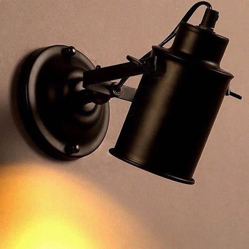 Lámpara de pared metálica ajustable con estilo industrial 4