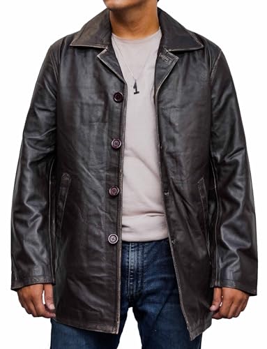 Leather Coat Men - Real Lambskin Leather Jacket Mens2