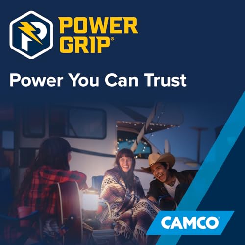 Image of Camco Power Grip 50 Amp RV Power Cord Replacement Plug - Easy to Install