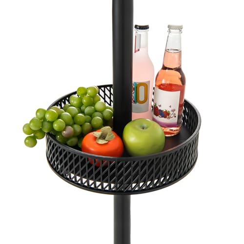 Tangkula Patio Umbrella Table Tray, 12
