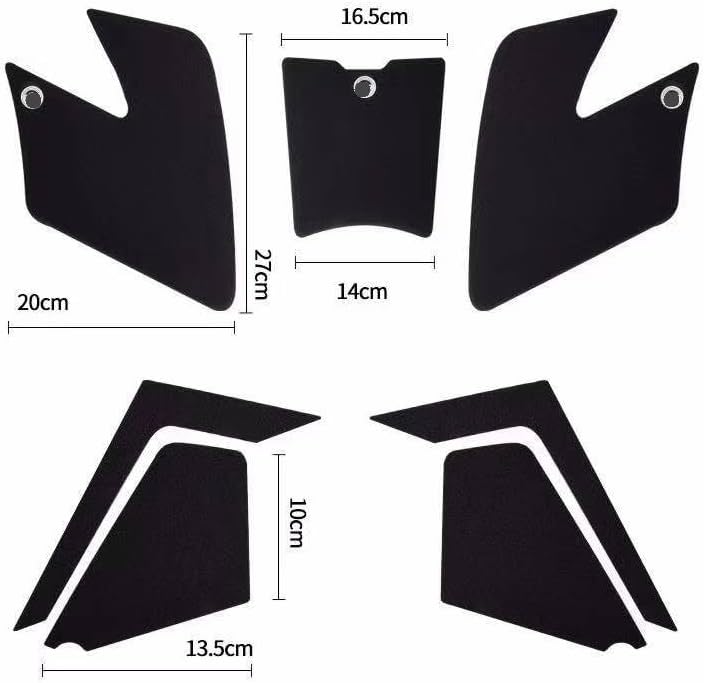 Vista 5 de Motorbike Tank Pads Sticker PVC Sticker Knee Grip Fuel Tank Traction Pads Protector Cover for Su&zuki 1050 V-S&trom DL1050 XT 2020 2021 V Strom Dl