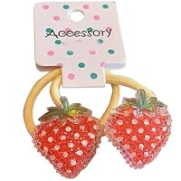 Amazon | 【tie09】モチーフ付ヘアゴム2個セット ソフトゴム ゴム ヘア