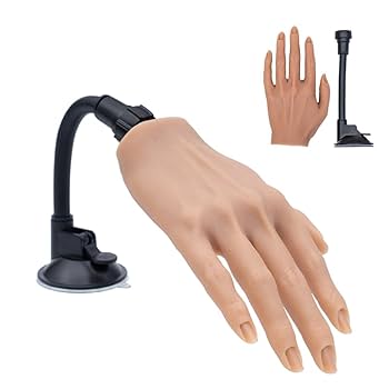 Amazon.co.jp: 尚(Naochi) ネイル練習用シリコンハンド ハンド