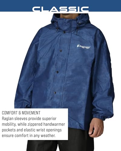 Image of Frogg Toggs Pro Action Jacket, Blue, Size Medium