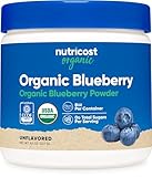 Nutricost Organic Blueberry Powder 8oz (227 Grams) - Pure, Gluten Free, Non-GMO, from Organic Blueberries