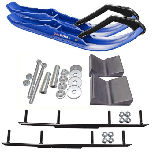 C&A Pro Blue TMX Snowmobile Skis w/ 8