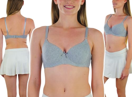 Image of ToBeInStyle Women's Pack of 6 Padded Assorted Styles Supportive Bras Cup Size - A to DDD