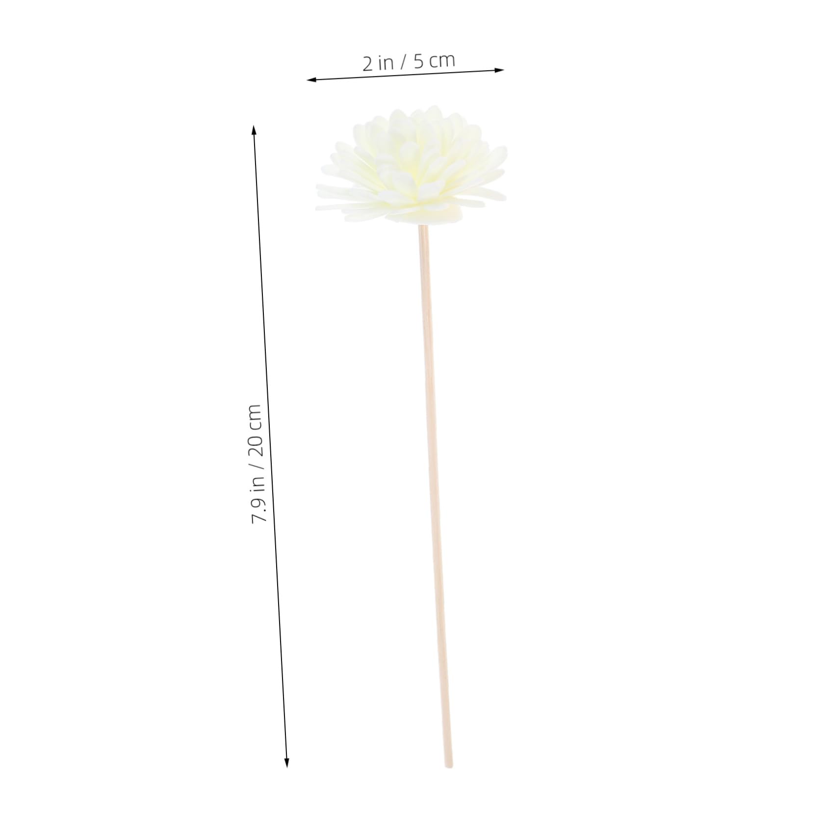 FOYTOKI Fragrance Diffuser Sticks 12pcs Rattan Flower Reed Wood Reed Diffuser Set