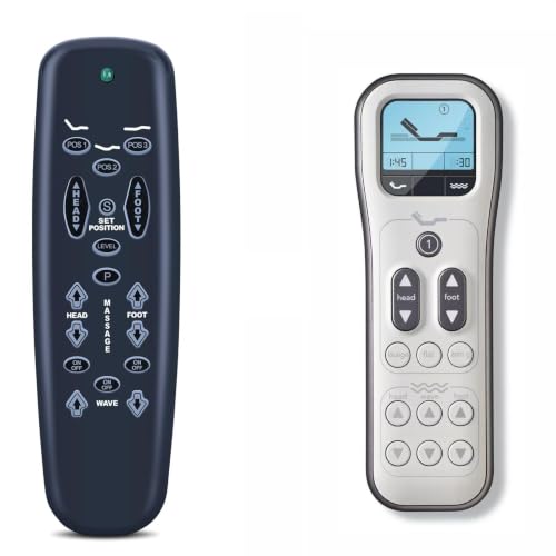 WKOLF New Remote Replacement for Sleep Number Flex Fit Flex Fit Plus fits for Leggett and Platt Raven Precision Comfort Adjustable Bed New Black Version