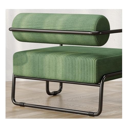 Sillón Curvo Tela Verde Menta miniatura 4
