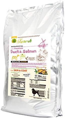 Furesh Dry Dog Food w/ Premium Duck & Salmon, 11 lbs (Skin & Coat)