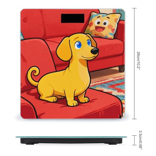 Báscula Digital Dachshund de Alta Precisión 180kg miniatura 2