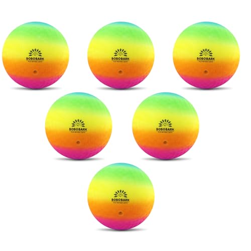 BOBOBARK Bälle Kinder – 6er Set Gummibälle (8,5 Zoll) im...