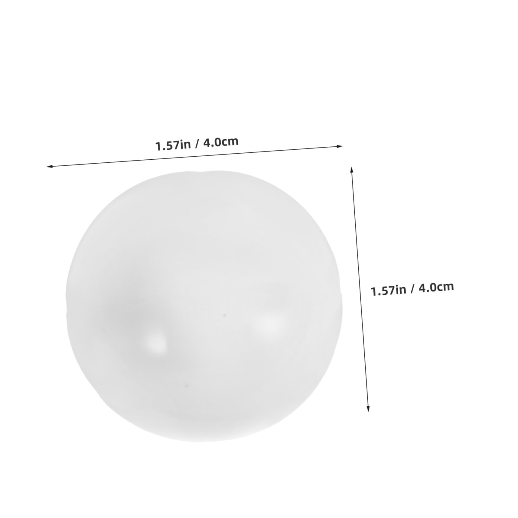 Garneck Reusable Openable Balls 4cm Size No Stuffing Perfect for Party Games Raffles