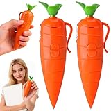 Taechalingo 2 Stück Karotten Aufnahme Stift,Karotten Kugelschreiber,Lustiger Karotten Soundrekorder,Ostern Karotten Soundrekorder,lustige und kreative Geschenke für Schüler und Lehrer