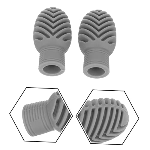 BIUDECO 2 Peças Tampas De Ponta De Baqueta De Silicone Tampas De Baqueta Dicas De Prática De Tambor