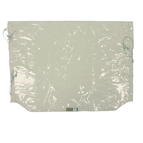 Pare-brise de parcours de golf portable transparent blanc amovible