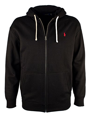 POLO RALPH LAUREN Big & Tall Athletic Fleece Hoodie, Polo Black, XLT