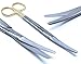 T/C TUNGSTEN CARBIDE INSERTED Mayo Dissecting Scissors 6.75" Curved Blunt Blunt Tips (HTI BRAND)