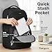 Targus Legend IQ Laptop Backpack Travel Backpack for Laptops up to 16-Inches Backpack for Men and Women, Black (TSB705US)