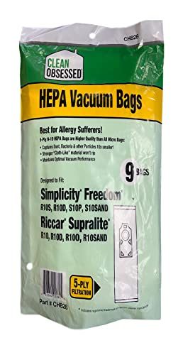 Clean Obsessed H-10 HEPAobO Simplicity Freedom R10S R10D S10P S10SAND Riccar Supralite R10 R10D R100 R10SAND (1pbN9ܓ)