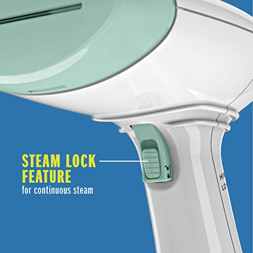Conair Extreme Steam Hand Held Fabric Steamer with Dual Heat, White/Green
