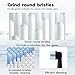 Toothbrush Heads Compatible with Oral B iO 2/3/4/5/6/7/8/9/10 Series Electric Toothbrush,Durable Medium Bristles Designed for Optimal Plaque Removal Toothbrush Heads Compatible with Oral B iO,Black