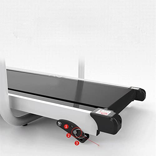 Image of Electric Treadmill Jogging Machine Folding Exercise Indoor Fitness Treadmill (White)