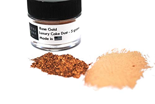 Luxe ROSE GOLD Highlighter CAKE DUST, 5 grams, USA Made