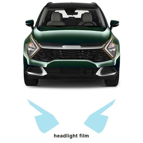 Für Kia Sportage 2023-2024 Auto Scheinwerfer Schutz Folie TPU Scheinwerfer Film Anti Scratch Auto-Styling Aufkleber
