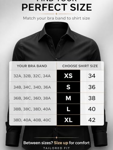 Image of Womens Formal Shirt for Office Wear | Soft Fabric Smart Fit Professional Shirt for Work, Meetings, Corporate & Business Style