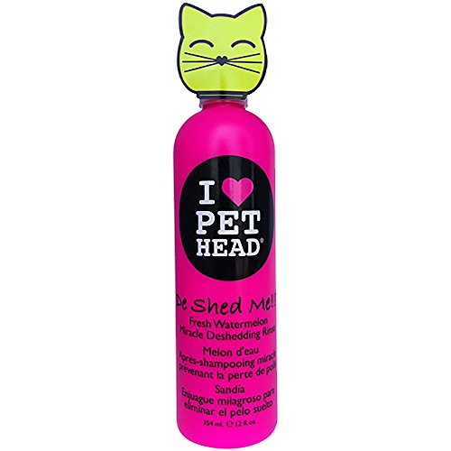 Pet Head Cat De Shed Shampoo, 354 ml Watermelon,Pink,TPHC1