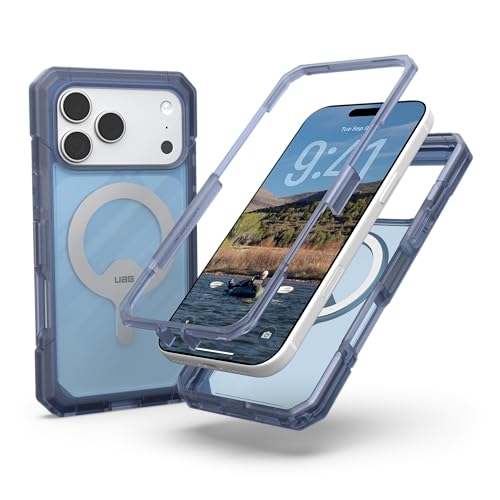 URBAN ARMOR GEAR UAG Designed for iPhone 17 Pro Max Case Trooper - Compatible with MagSafe Full Body with Port Protection Translucent Military Grade Full Body Protective Cover, Cloud Blue by URBAN ARMOR GEAR - Used condition - US$51.96
