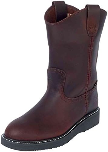 establo Bota Trabajo S/Casco Piel Grasso ID 24962 CS3G Vino