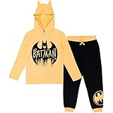 DC Comics Justice League Batman Little Boys Pullover Hoodie Pants Black/brown 6