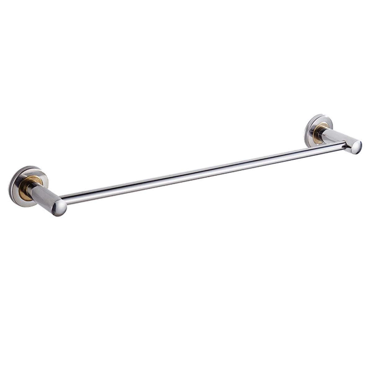 Porte-serviettes mural en acier inoxydable de 80 cm pour la salle de bain et la cuisine