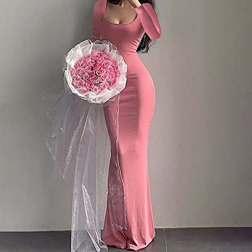 Image of Womens Spaghetti Strap Bodycon Backless Maxi Dress